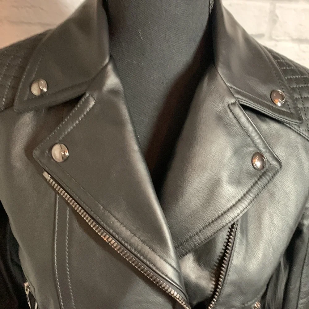 Bally leather biker jacket - Picture 4 of 12